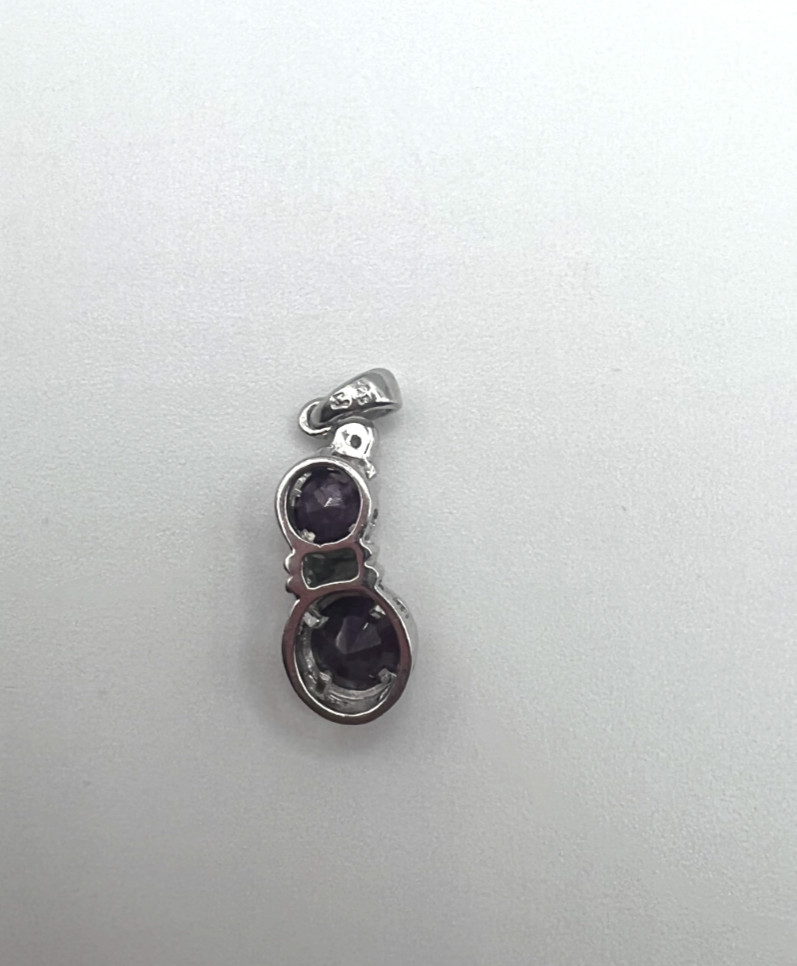 Sterling Silver Ruby Pendant - image 5