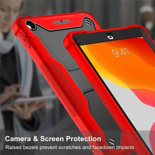 For iPad 5/6/7/8/9/10th Mini Air Pro 11" Shockproof Rugged Stand Hard Case Cover - Picture 25 of 53
