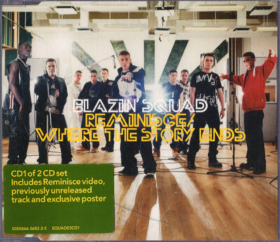 Blazin' Squad - Reminisce / Where The Story Ends (CD, Single, Enh, CD1)