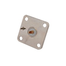 20 BNC female Jack 4 Hole Panel Mount with solder cup wide flange RF Connector