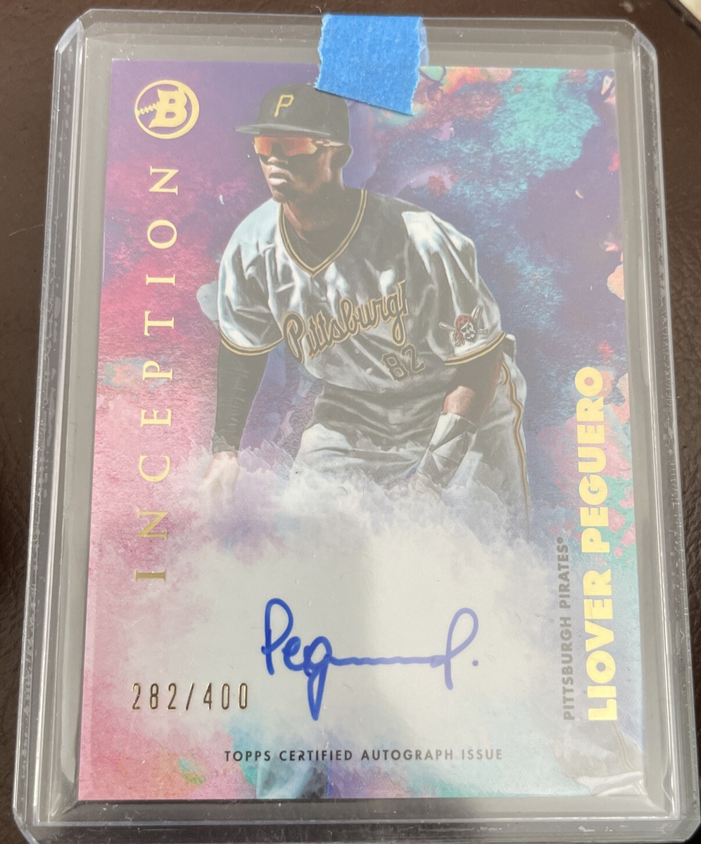 2021 BOWMAN INCEPTION LIOVER PEGUERO AUTO RC 282/400 PIRATES 👍