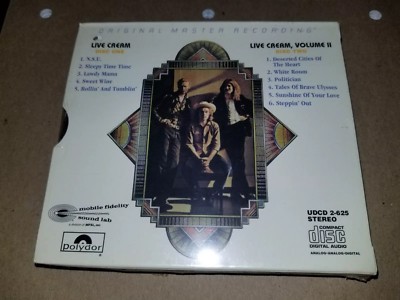 Live Cream, Vols. 1-2 by Cream (CD, Jan-1995, 2 Discs, Mobile