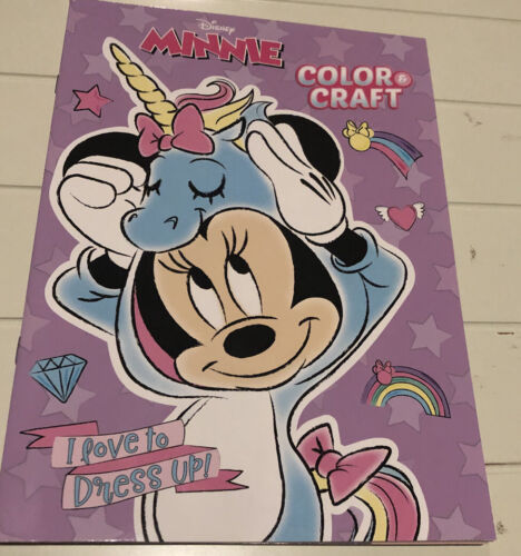 Disney Minnie I Love To Dress Up Color & Craft Book   (NEW)   2020   Dreamtivity - Picture 1 of 2