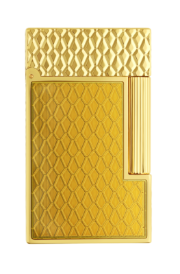 S.T Dupont Line 2 Perfect Ping Lighter Yellow & Gold Dragon