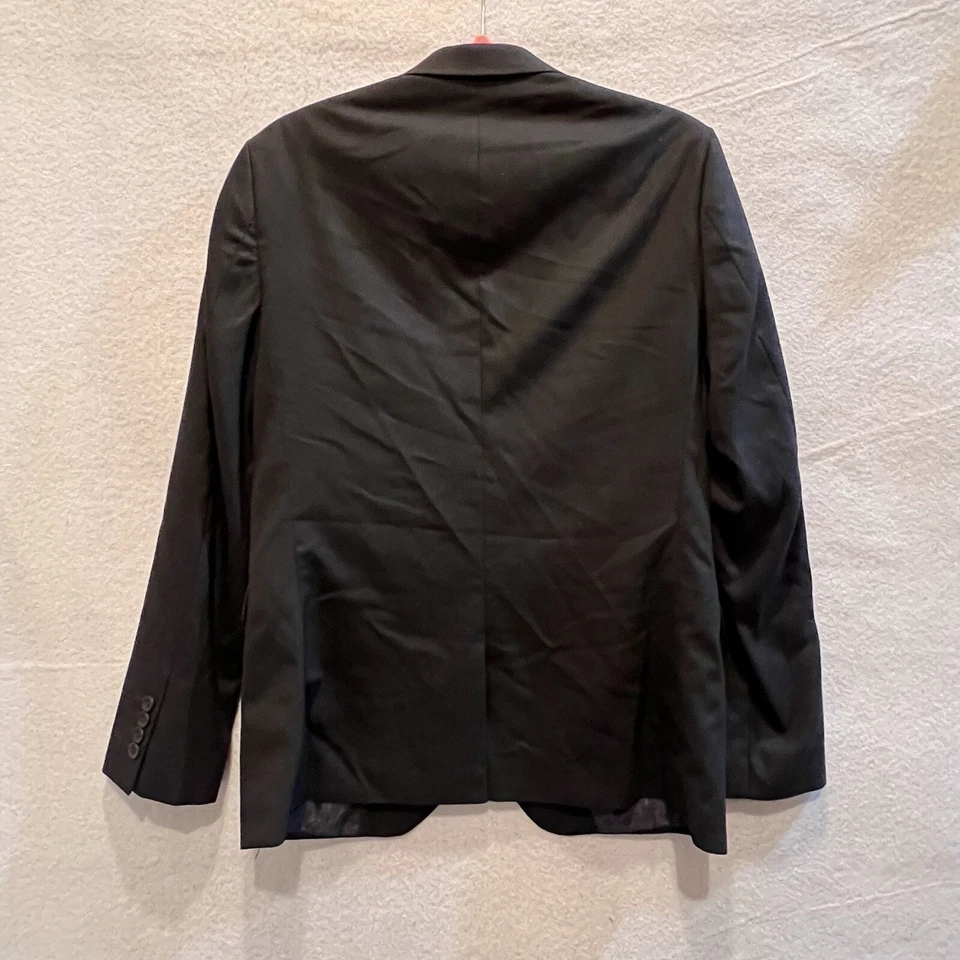 Blazer Hombre 36 Regular Negro 2 Botones Deportivo Abrigo Chaqueta 36R Traje Chaqueta ASOS Foto 2 de 4