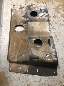 TOYOTA LAND CRUISER OEM CHASSIS Transfer SKID PLATE SHIELD FJ55 1970 | eBay