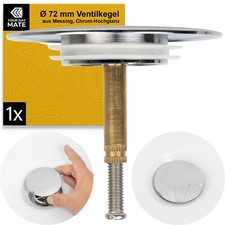 Messing Badewannenstöpsel Ventilkegel Abfluss Stopfen Ablauf Stöpsel Badewanne
