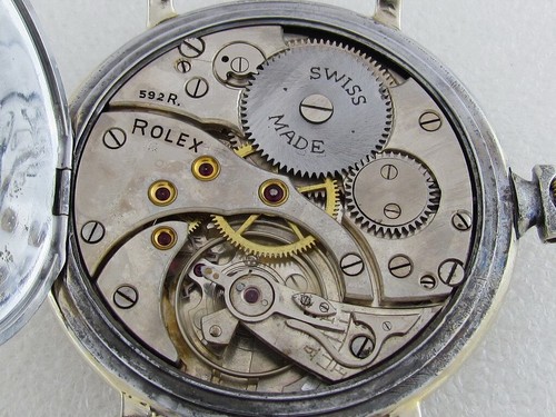 Rolex Chronometer Laco Aviator Luftwaffe Pilot WWII Vintage Swiss Watch CAL.592R - Picture 13 of 14