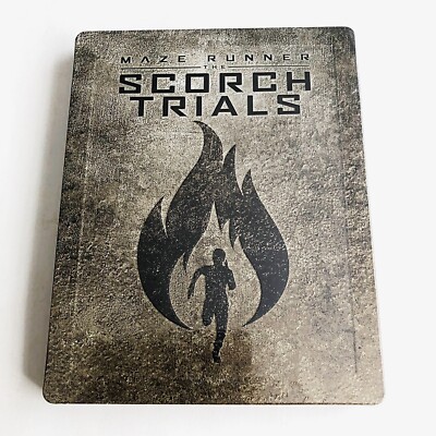 Maze Runner: The Scorch Trials Blu-ray Steelbook Embossed Edition OOS/OOP! RARE!