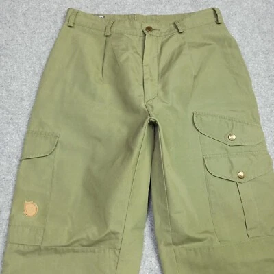 Vintage Fjallraven Femmes Cargo Pantalon W29 L31 Vert Trekking Randonnée - Photo 1/4