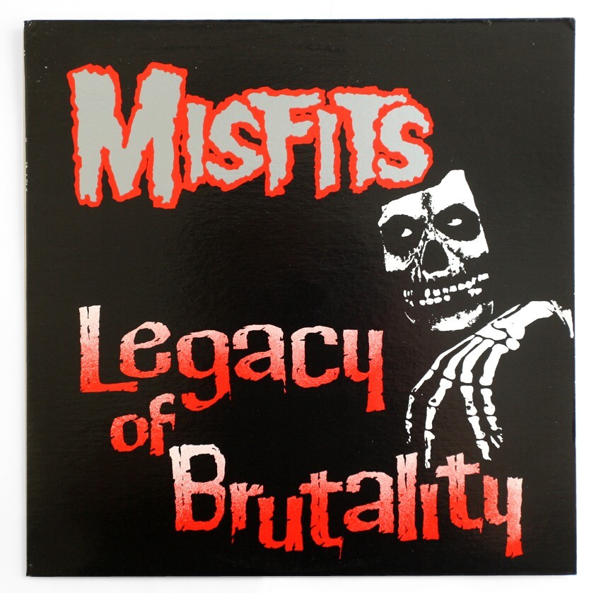 EX+ MISFITS Legacy of brutality punk rock USA 1991 Plan 9 PL9-06