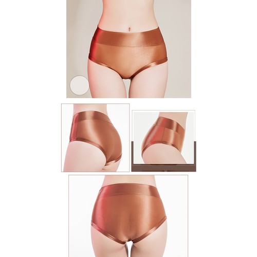 Damen Unterwäsche Hot Short Slip Fitness Höschen Bauchkontrolle Bikini seidig - Bild 35 von 62