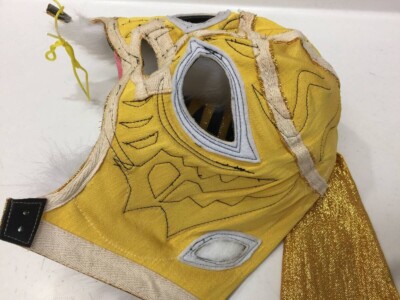 The first Tiger Mask, Satoru Sayama, autographed mask, masked