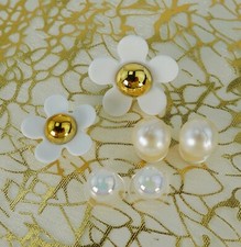 Flower Shoe Charms Daisy Shoe Jewelry Charm Beads Cute Trendy Floral Pearls Gift