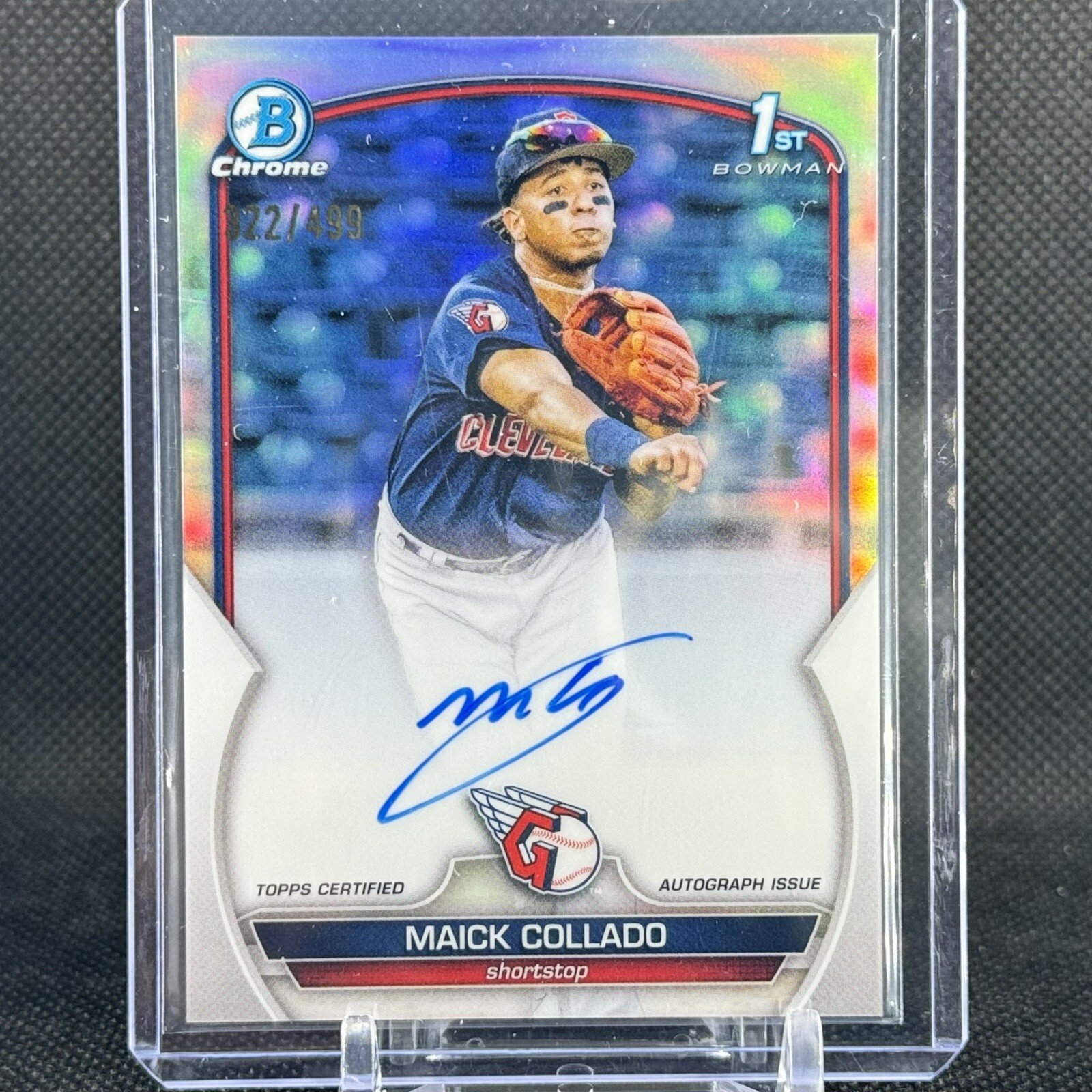 2023 Bowman Chrome Prospect Autographs Refractors #CPAMCO Maick Collado 322/499