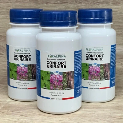 FLORALPINA Confort urinaire de l'homme Lot 3 X 120 Gélules – 11/26 - Photo 1/3