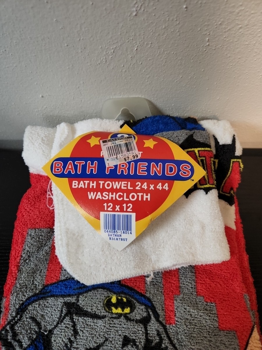 その他 friend Vintage Batman DC Comics 1989 Bath Friends 2 Piece Bath Towel