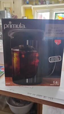 Primula Burke 1.6Qt / 1.5 Litre Carafe Cold Brew Coffee Maker | Drip Barista Esp