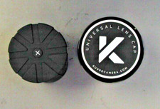 Kuvrd Camera Universal Lens Cap for Digital Cameras, designed to fit most lenses