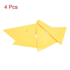 4Pcs Triangle Tip Car Scraper Window Film Squeegee Vinyl Sticker Wrapping Tool