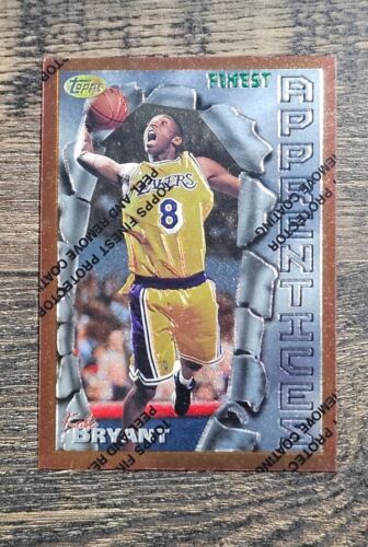 1996-97 TOPPS FINEST KOBE BRYANT ROOKIE RC APPRENTICES W/ COATING #74 🔥 - Picture 1 of 2