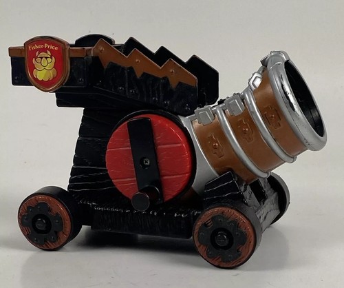 Fisher Price Great Adventures Boulder Blaster Cannon Launcher Vintage 1994 Toy - Picture 3 of 15