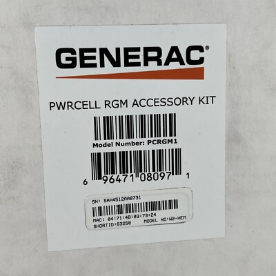 Generac W2-HEM PWRView Meter PCRGM1 PWRCELL RGM with 2Current Transformers