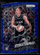 2025 Prizm WNBA Blue Velocity Prizm JESSICA SHEPARD #137 Minnesota Lynx