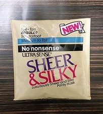 NEW 1986 No Nonsense Sheer Silky Sandalfoot Tan 124 Medium To Tall Panty Hose