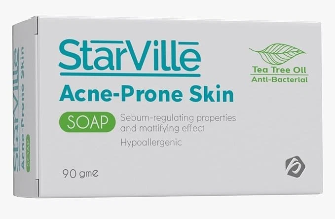 Starville Soap for Acne Prone Skin Daily Hygiene For Oily Skin ( 4 Pack X 90ml ) - Image 2 of 4