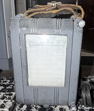 Vintage Antique GE SCF1VBB1 Recording Voltmeter Type CF-1 *Working*Fast Shipping