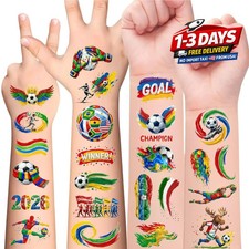 75PCS World Soccer Cup Temporary Tattoos Stickers For Fan - Soccer Temporary Tat