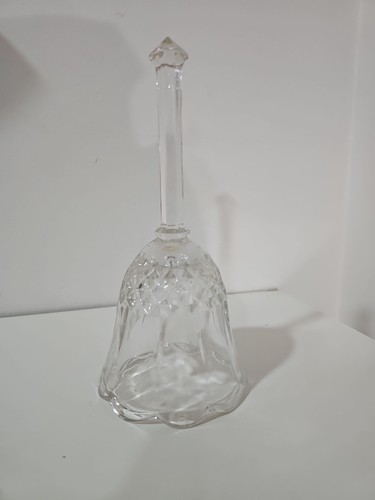 Vintage Cut Glass Bell No Ringer Used Home Goods & Decor