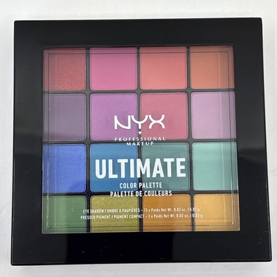 NYX Pro Makeup Ultimate Color Palette Bright Eye & Face Eye Shadow Sealed New