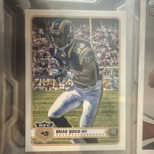 Topps 2012 Topps Magic Brian Quick Rookie Card #135 St. Louis Rams NFL. rookie card picture