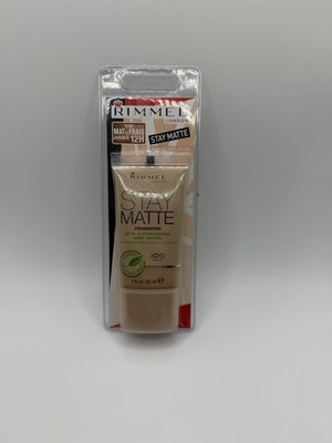 Rimmel London Stay Matte Foundation 100 Ivory 30ml 12hr face shine control