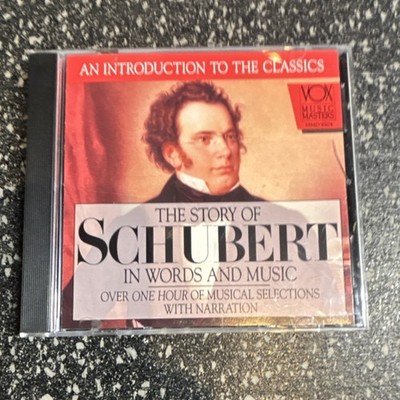 Vox Music Masters Schubert CD Album Jewel Case MMD 8519