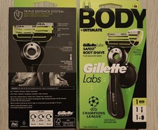 2x GilletteLabs Safest Body Shaver. + Intimate Razor for Men