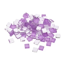 MECCANIXITY Mosaic Tiles Micro Glass Tiny Mini Mosaic Tile  (Purple Pack of 110)