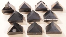 Lot of 10 Glass Prisms from 35mm Single-Lens Reflex Cameras