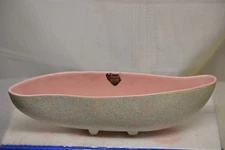 MID CENTURY MODERN SHAWNEE TOUCHE #1011 PINK PLANTER USA MCM W/LABEL 11 1/2"