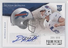 2013 Panini Prominence Rookie Helmet Signatures 206/999 Dustin Hopkins Auto b9e