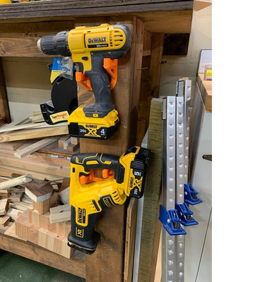 Akku Elektrowerkzeug Wandhalterung Halter für DeWalt, Milwaukee, Makita und mehr