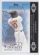 2008 Topps Moments & Milestones Blue 6/10 Miguel Tejada #68 0o9
