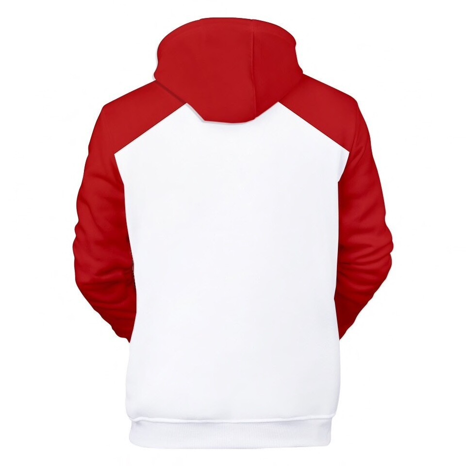 Costume cosplay One Punch Man Hero Saitama Oppai giacca con cappuccio maglione felpa con cappuccio foto 2