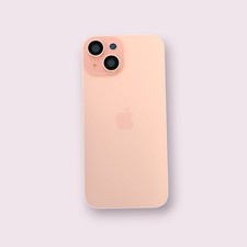 iPhone 15 Pink Back Glass Replacement Used OEM Genuine Apple Pull Grade AB