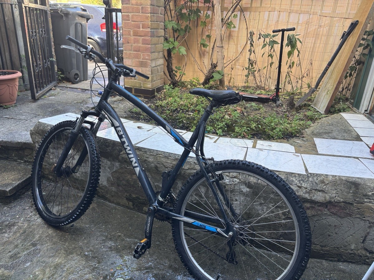 BTWIN Rockrider 340 Mountain Bike Unisex Dark Grey Blue Great