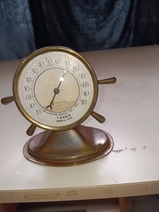 Williams Bros tank thermometer antique industrial works good condition  Texas