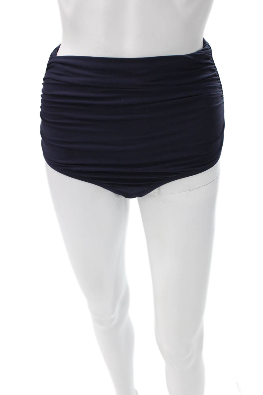 J Crew Women Swim Bottoms Blue Polyamide Size XSFree Shipping in US $100+ Orders | $6.95 Orders Below