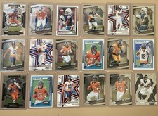 2025 Panini Football Denver Broncos 18 Base Card Team Lot Prizm Optic Donruss